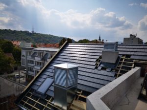 Miskolci társasház strang szellőzés helios ventilátor kivitelezés