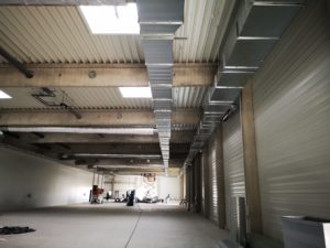 Szikszó hell energy palackozó üzem légtechnikai kivitelezése