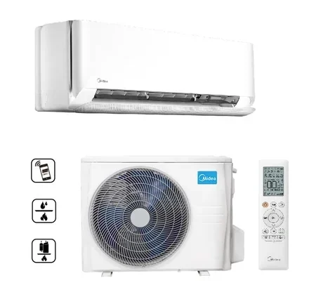 Midea Breezeless E MCB-12-SP oldalfali split klíma csomag 3,5 kW midea klima marka