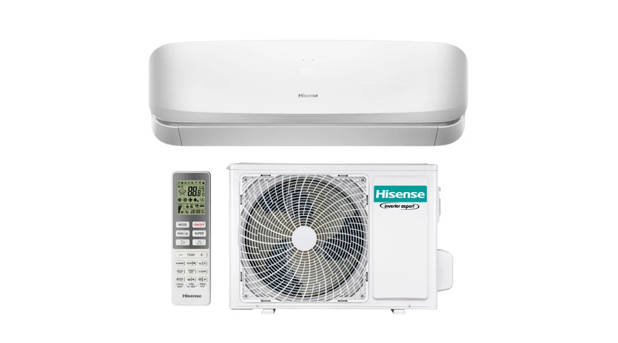 Hisense Fresh Air QJ35XJ3A oldalfali split klíma csomag 3,5 kW (fehér) hisense klima marka