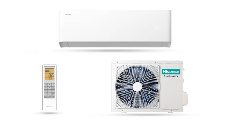 Hisense Uni HB HB35XU0A oldalfali split klíma csomag 3,5 kW hisense klima marka