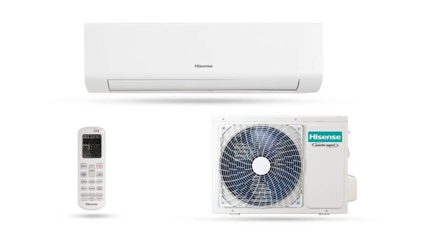 Hisense Eco Comfort KE25YR3E oldalfali split klíma csomag 2,6 kW hisense klima marka