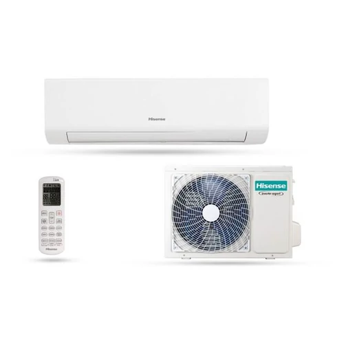 hisense hi comfort komfort klima szép belső résszel és távirányitóval és wifivel